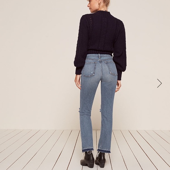 SOLD ON EBAY New reformation Winona mid slim jeans - Picture 3 of 8